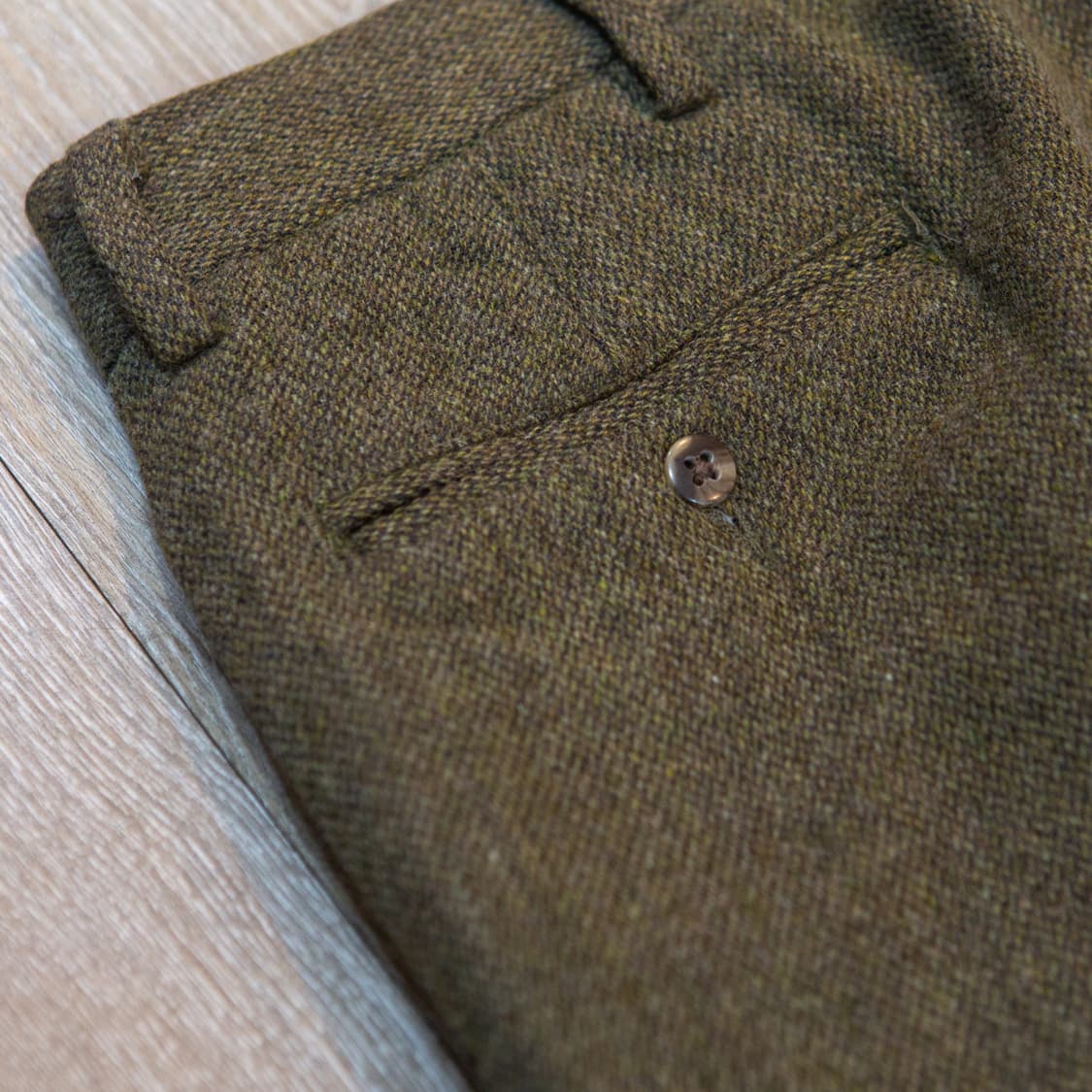 80s 폴로 랄프로렌 울 코튼 헤링본 트라우져 상품이미지5