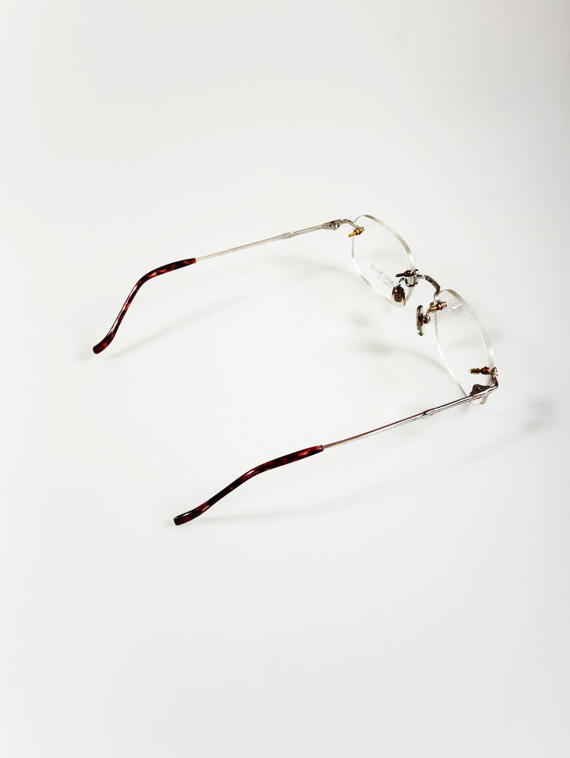 ROBERTO MOCALI 무테 스퀘어 티타늄 빈티지 안경 상품이미지4