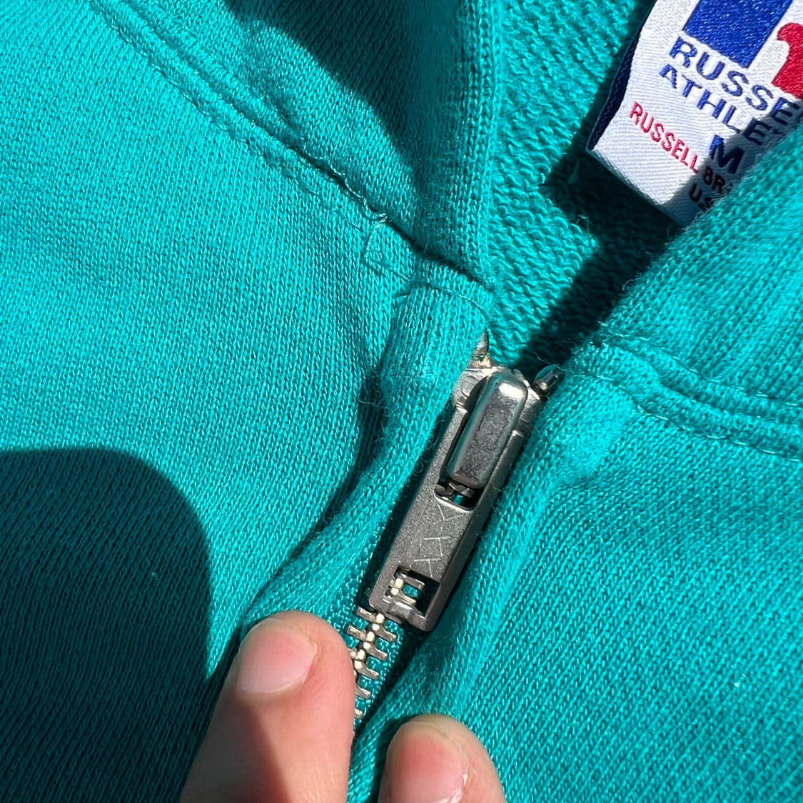 러셀 배트윙 슬리브 집업 후디 상품이미지5