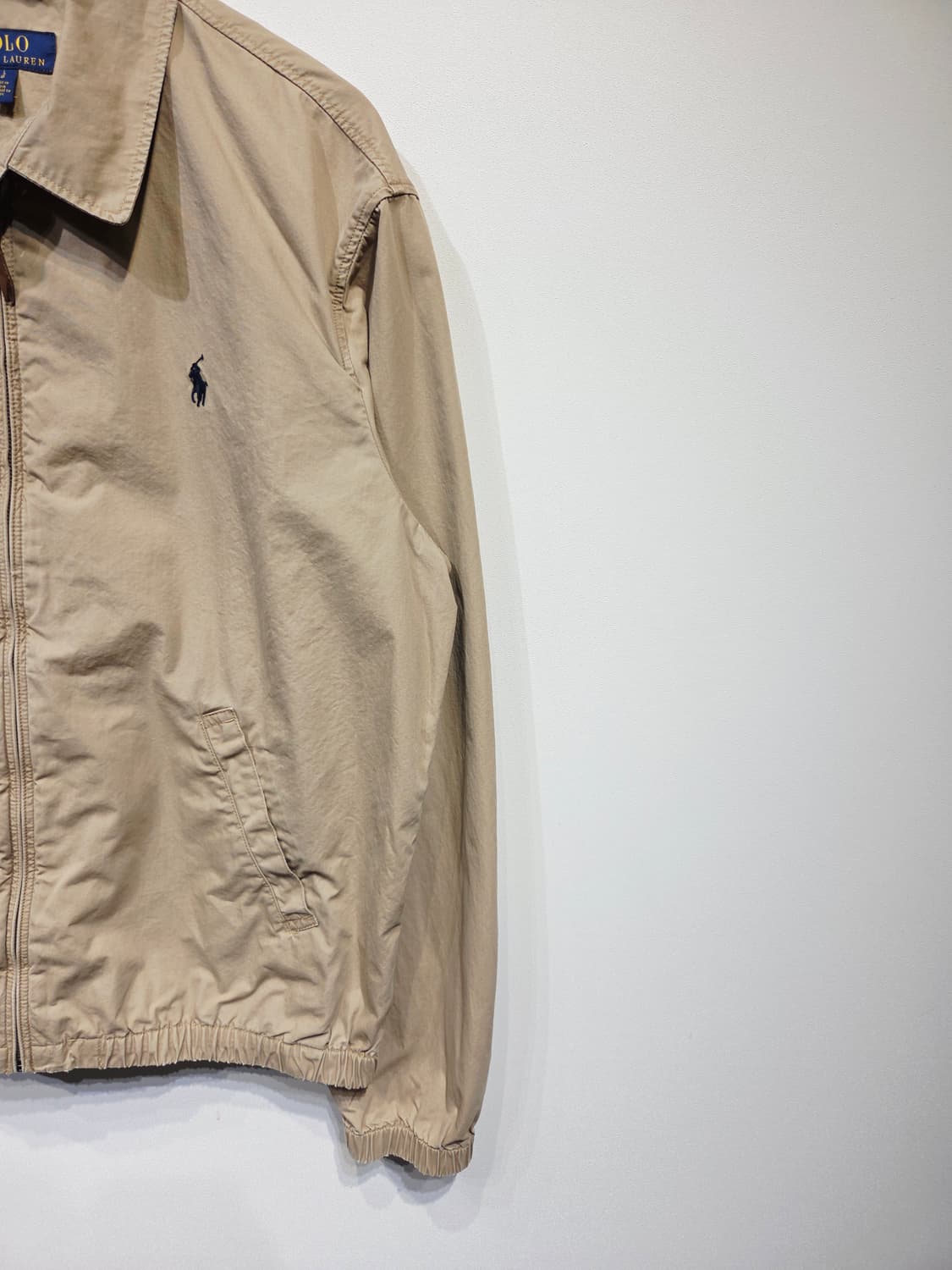 폴로 랄프로렌 코튼 해링턴 자켓 베이지 상품이미지4