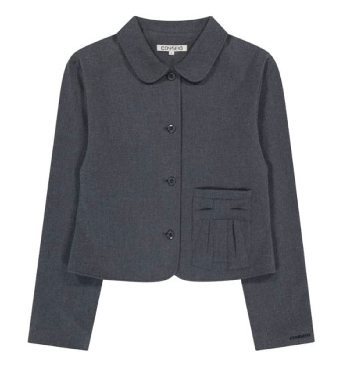 [2] 코이세이오 리본 자켓 그레이 coyseio  상품이미지1