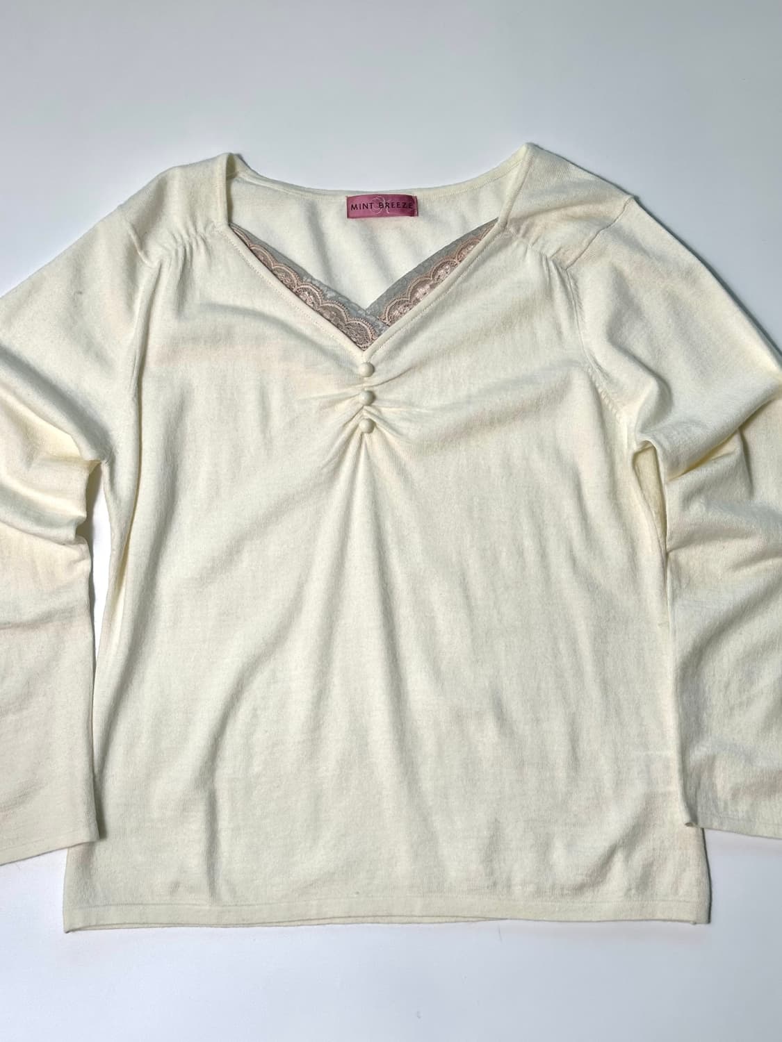 아이보리 레이스 니트 상품이미지6