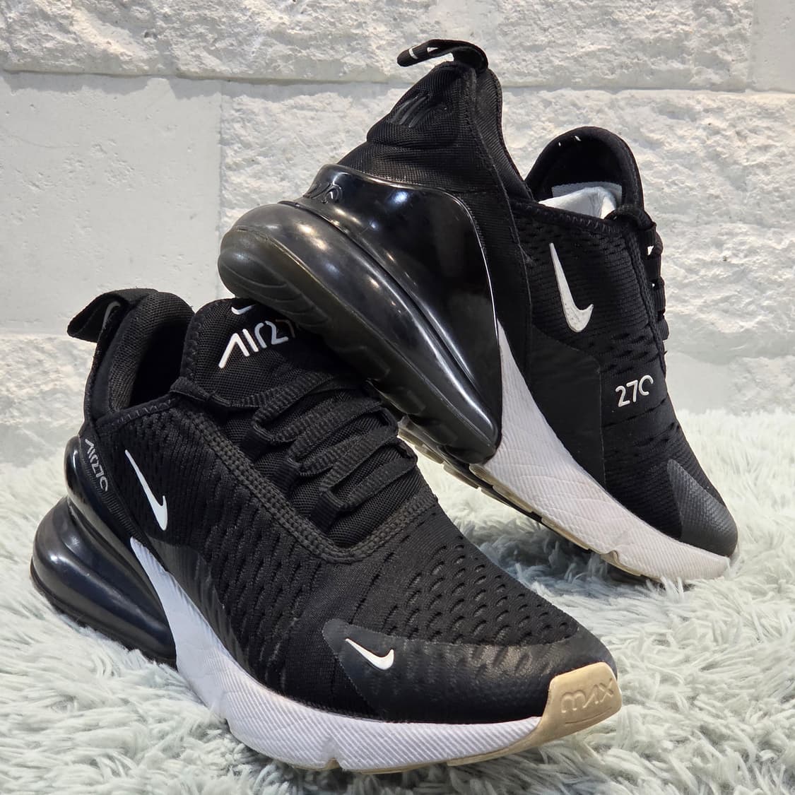 3a-22:나이키 에어맥스 270 블랙 (230mm) 상품이미지4