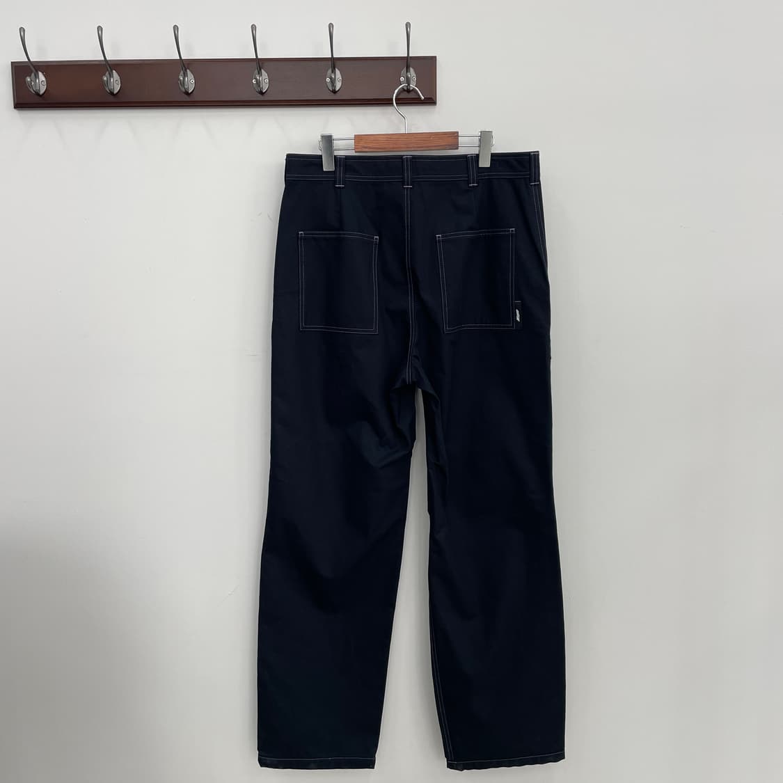  MSGM 블랙 퍼플 스티치 카고 팬츠 바지 상품이미지2