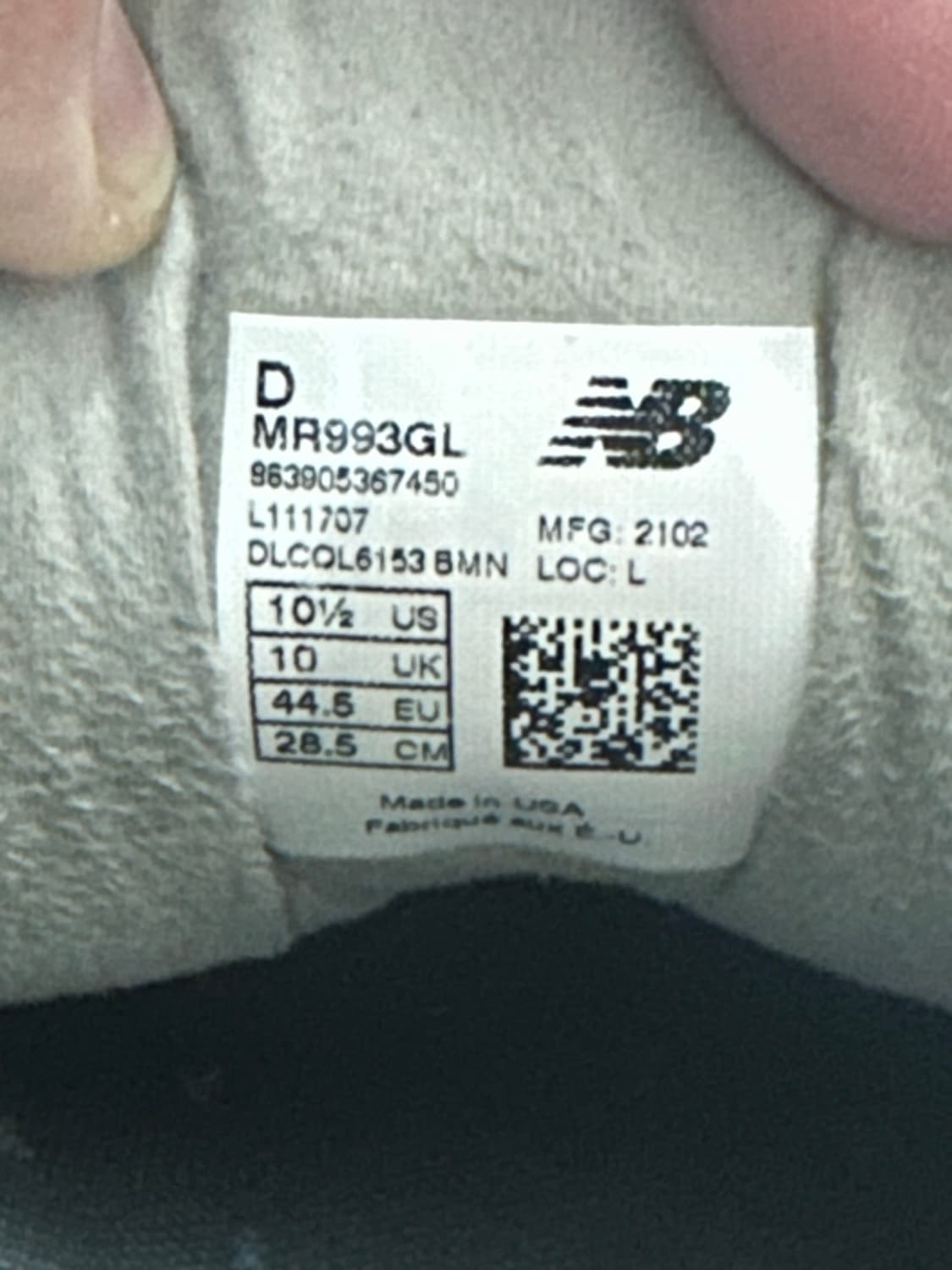 뉴발란스 993 285mm 상품이미지8