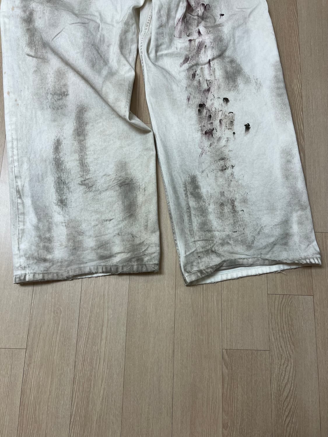 QAP 더티 크림 배기 팬츠 2 사이즈 상품이미지4