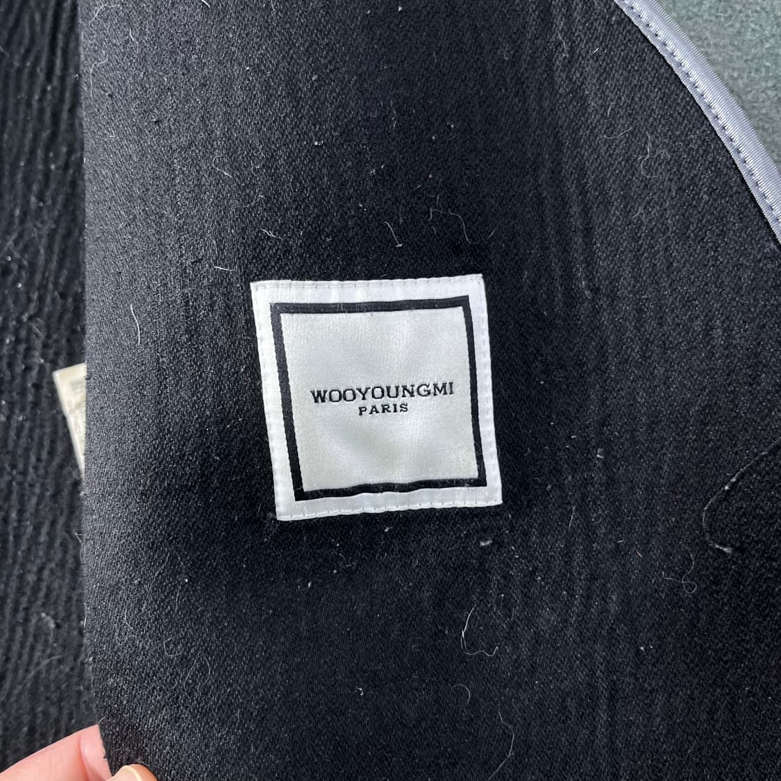 100 우영미 울 캐시미어 빈티지 코트  상품이미지5