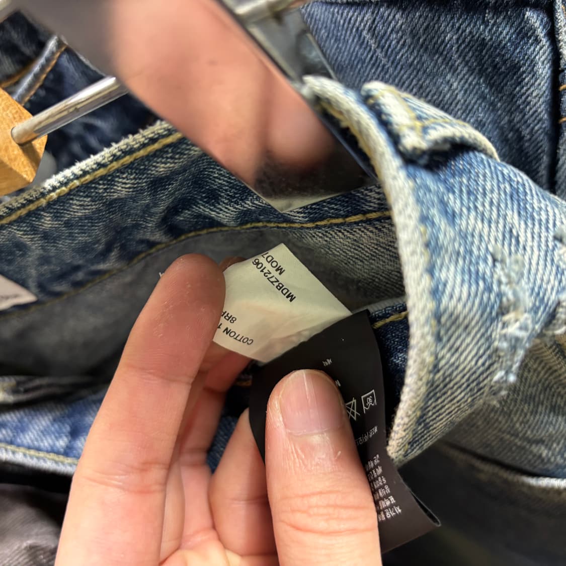 32 리바이스511 중청 슬림스트레이트 데님팬츠 상품이미지8