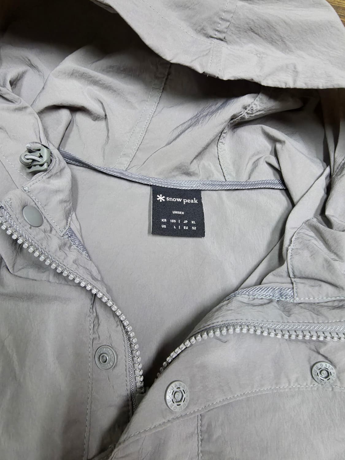 스노우피크 나일론 반팔 아노락후드 상품이미지2