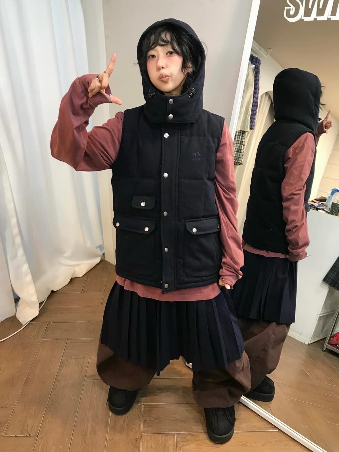 Stussy Surfer Wool Down Vest 상품이미지1