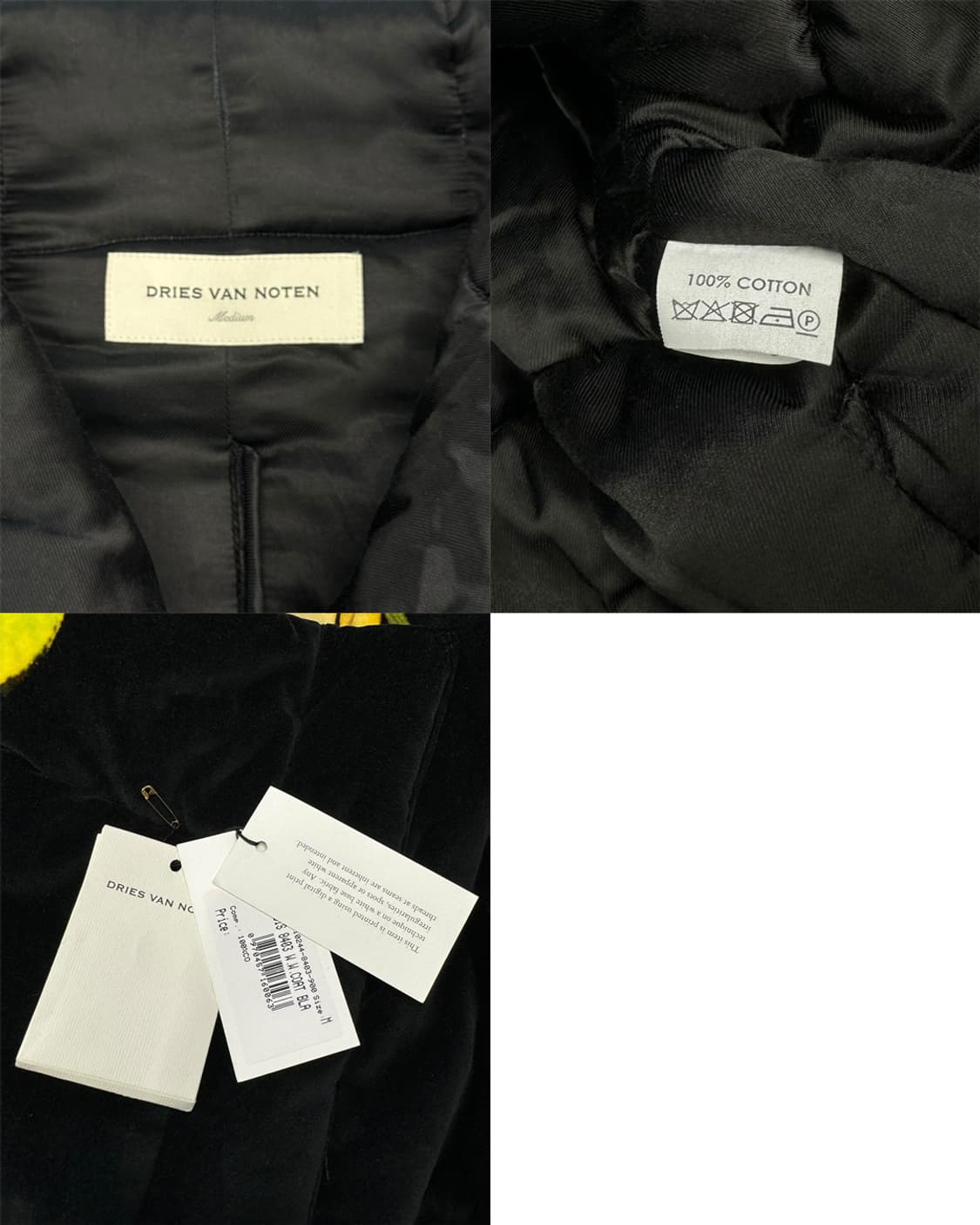 드리스 반 노튼 19AW 플라워 프린티드 푸퍼 코트 상품이미지9