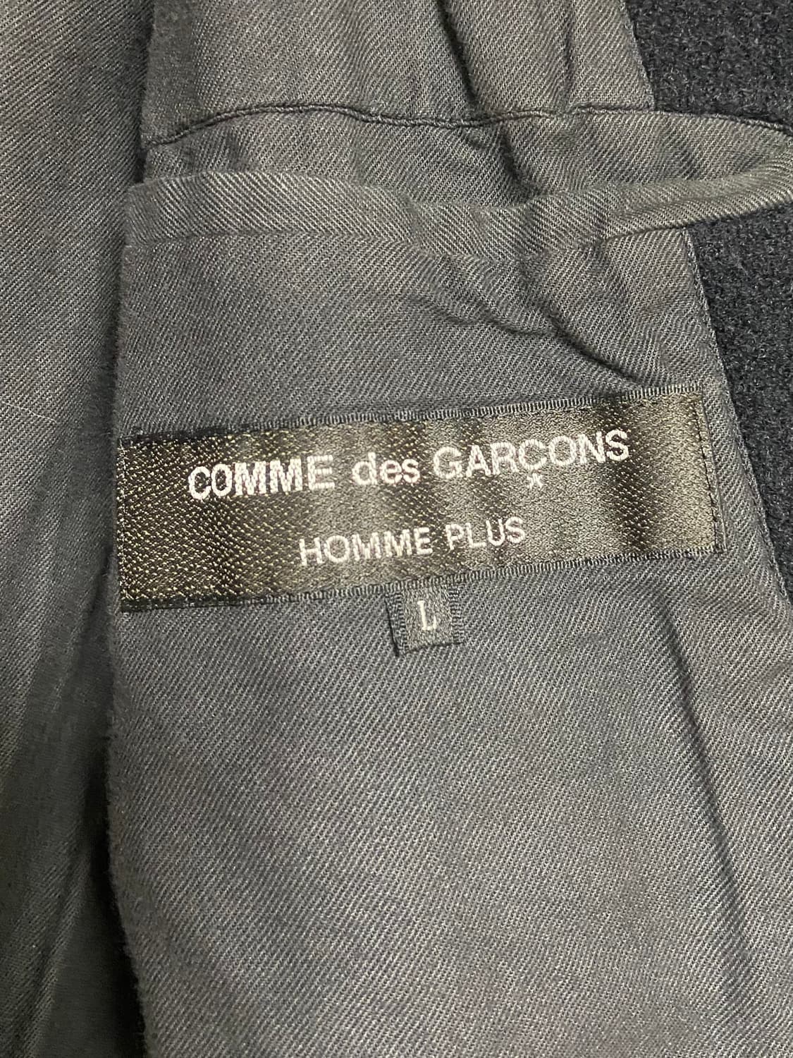 꼼데가르송 옴므 플러스 울 피코트 상품이미지6