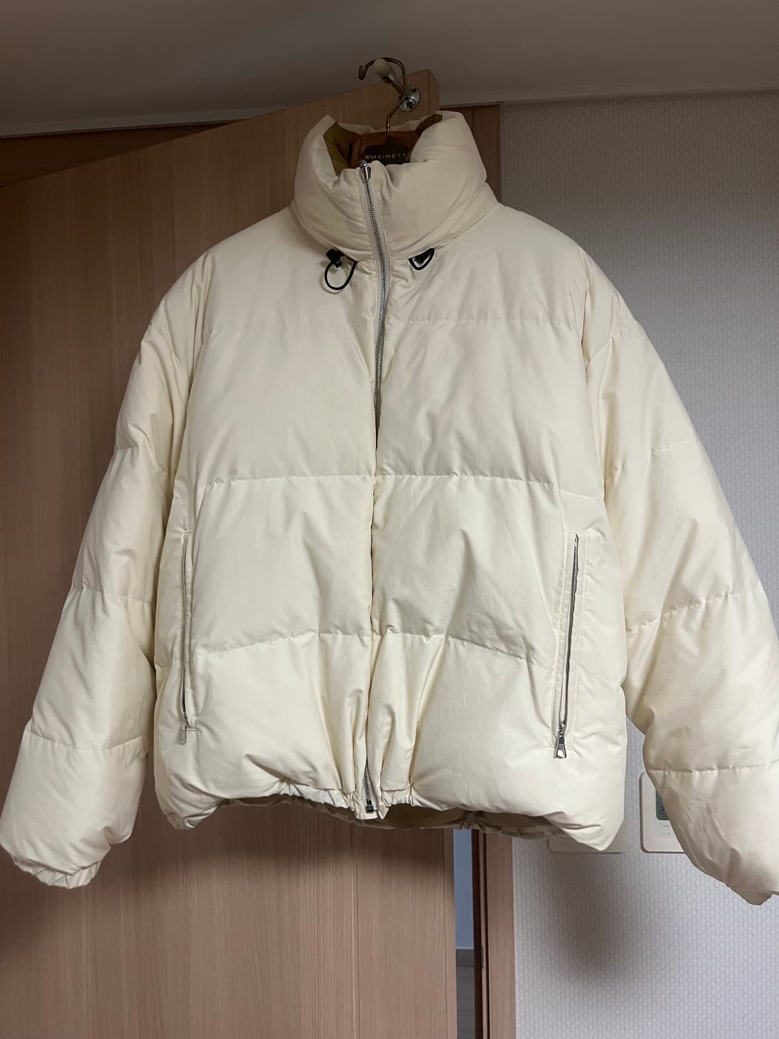 캡틴선샤인 리버서블 몽블랑 패딩 화이트/베이지 40사이즈 해 상품이미지1