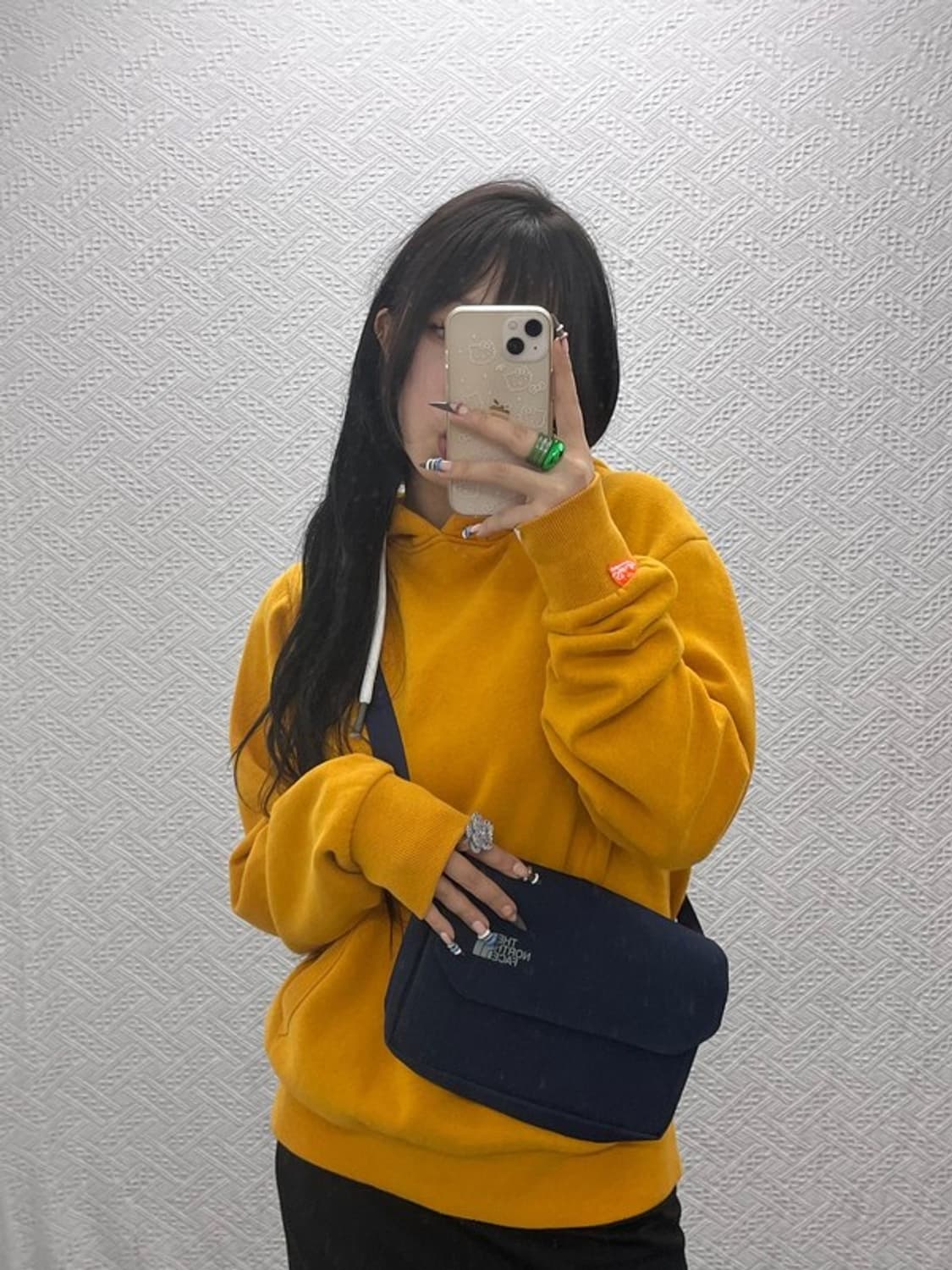 노스페이스 올드스쿨 스포티 네이비 크로스백 C07989 상품이미지2