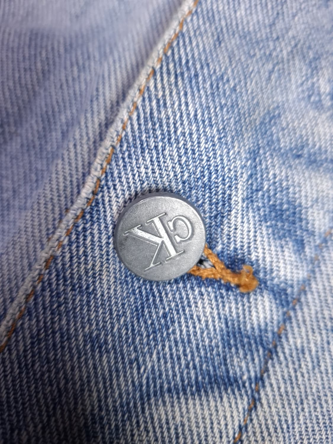 오리지날 80's 미국제조 CK 캘빈클라인 데님 트러커자켓 상품이미지6