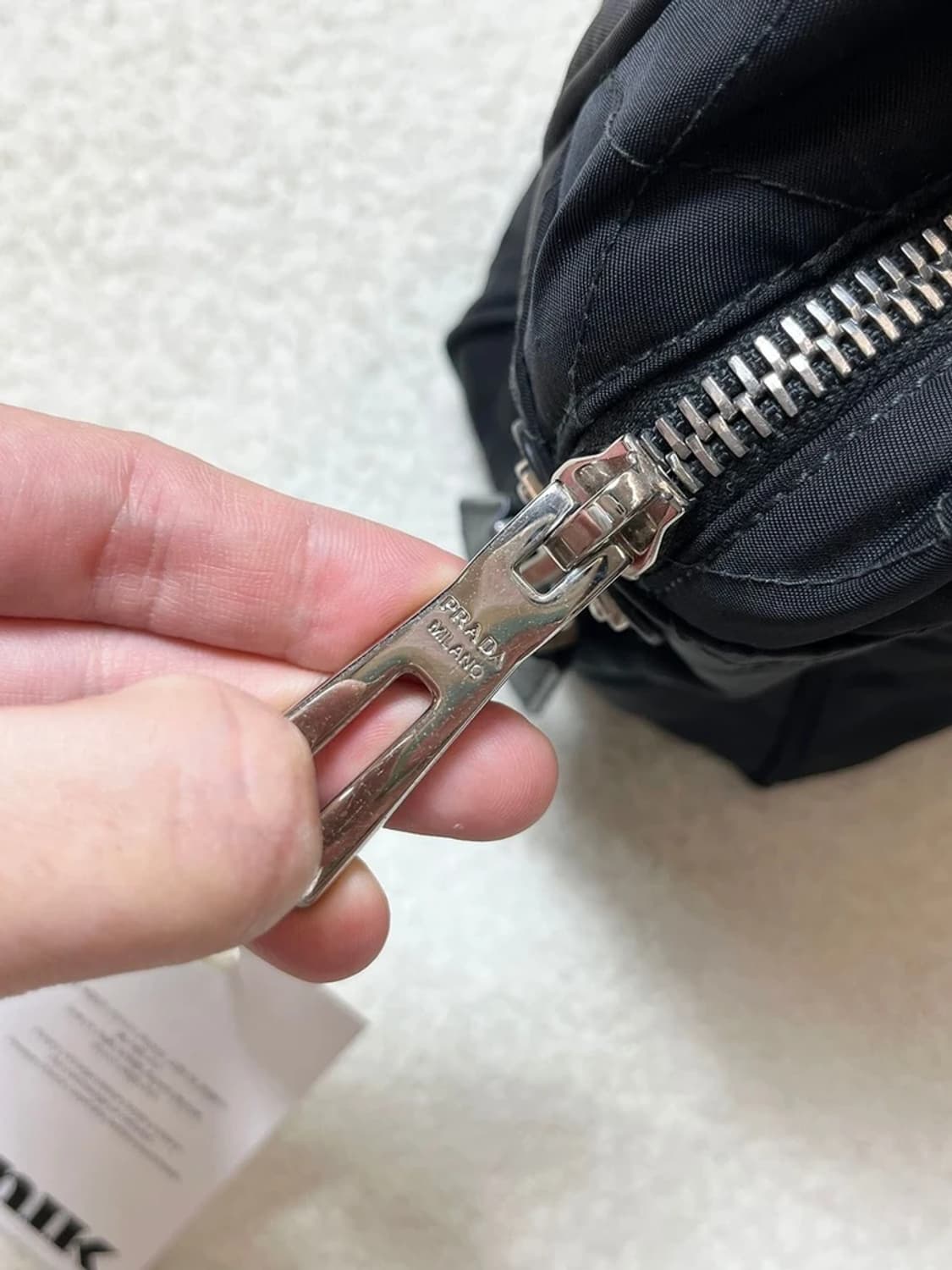 프라다 PRADA 포코노 나일론 퀼팅 체인 숄더백 A1666 상품이미지5