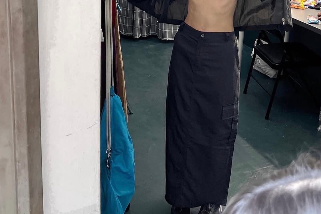 노컨텐츠 maxi long windshield skirt 상품이미지2