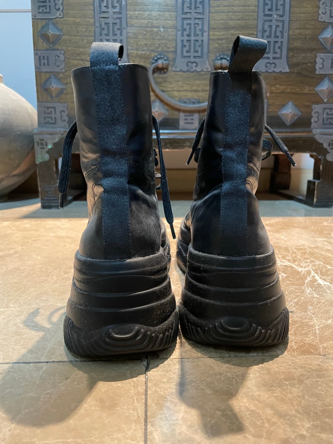 (새상품)자라 트랙솔 레이스업 부츠 zara 39사이즈 (250~255) 상품이미지4