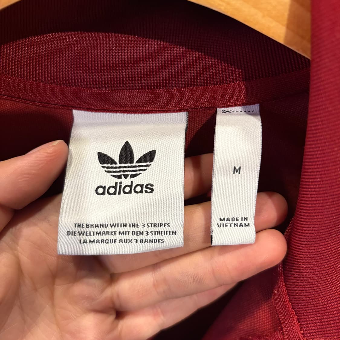 아디다스 베켄바우어 버건디 져지 상품이미지4