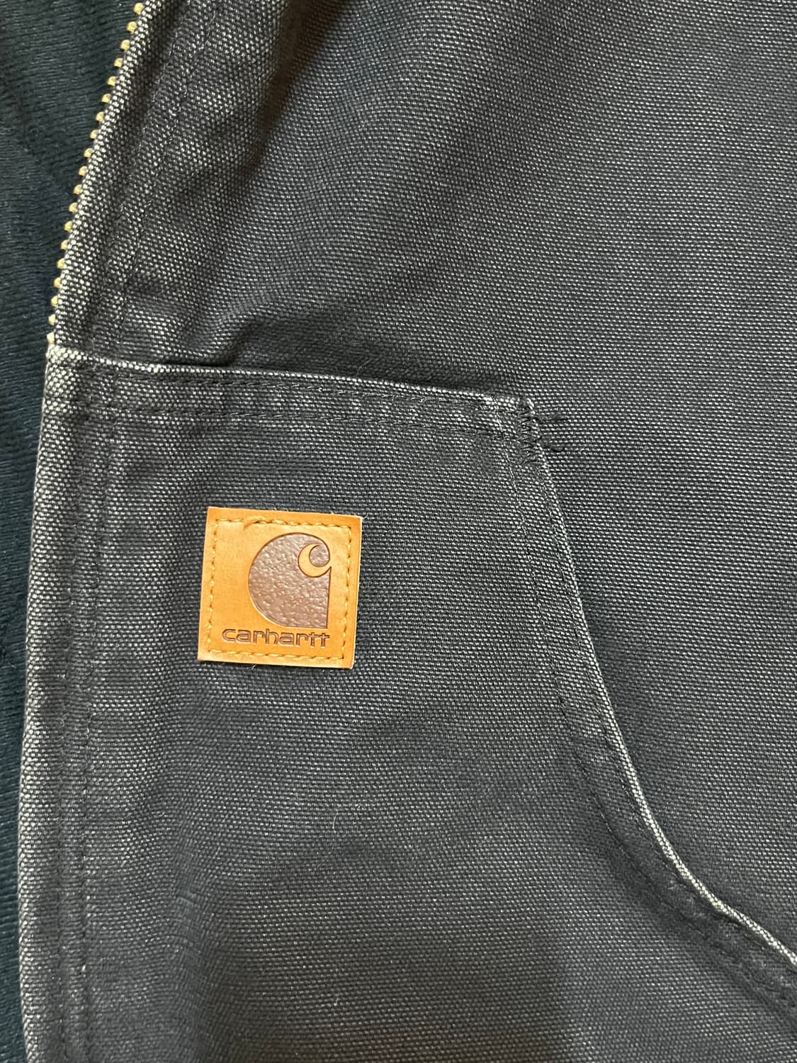 (S) 칼하트 샌드스톤 덕 액티브 후드자켓 J130-BLK 블랙 상품이미지4