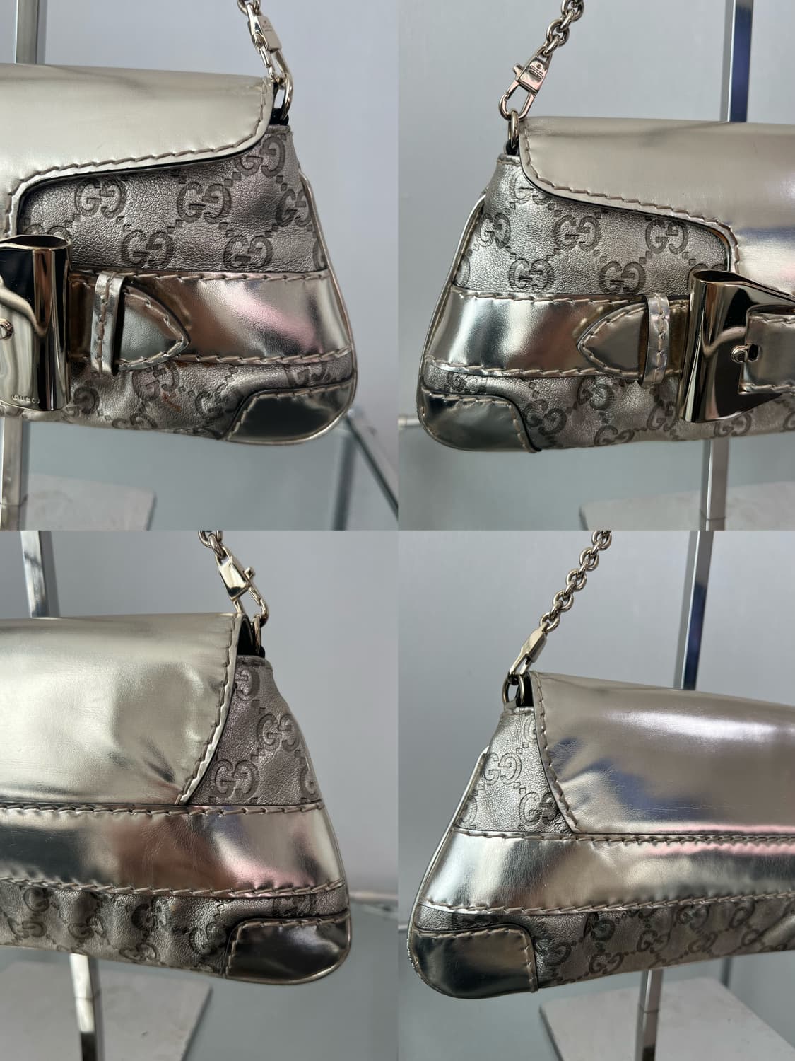 구찌 구찌시마 퀸 보우 체인 숄더백 Y2K 상품이미지5