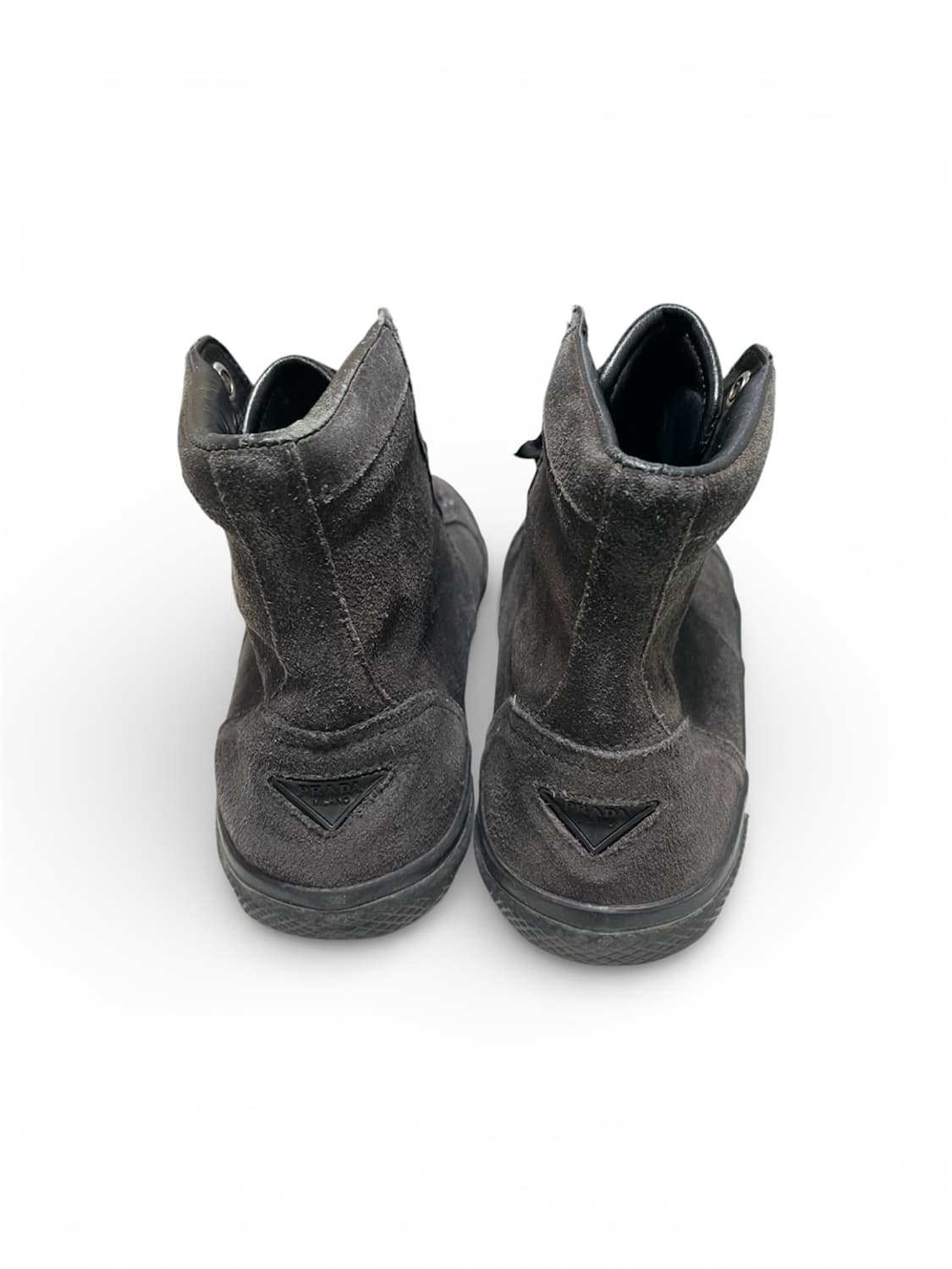 270~275) 프라다 스웨이드 나일론 하이탑 스니커즈 상품이미지5