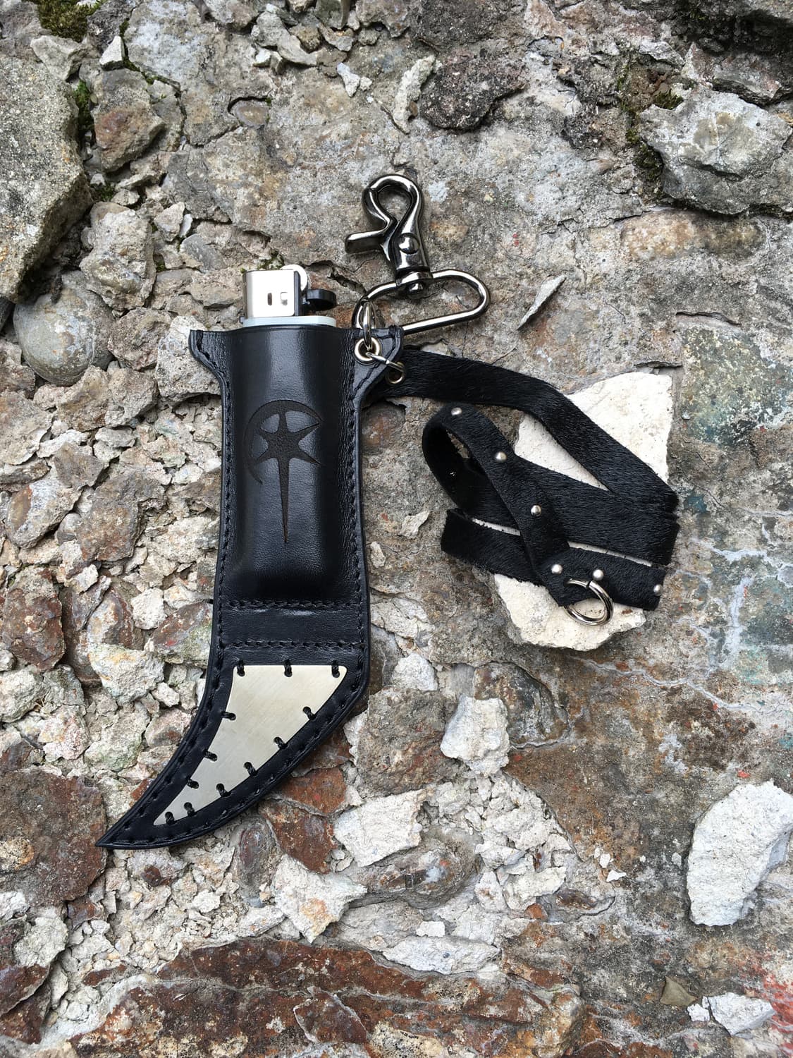 Leather bison lighter case 상품이미지1