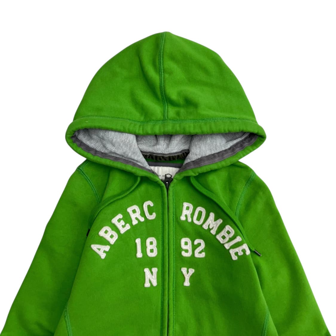아베크롬비 센터로고 라이트그린 후드집업 S 상품이미지4