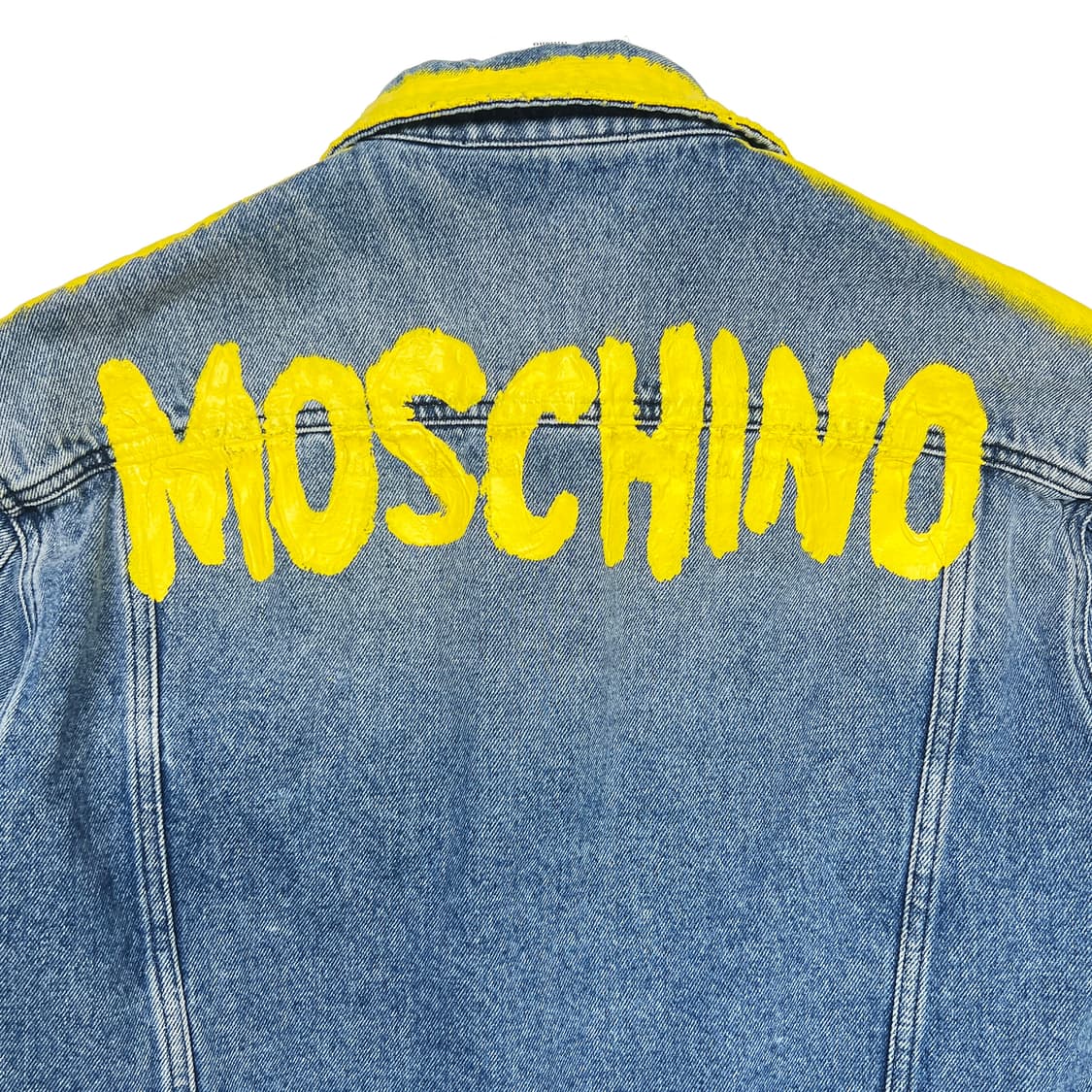 모스키노 23ss Paint Denim Jacket (46)  상품이미지6