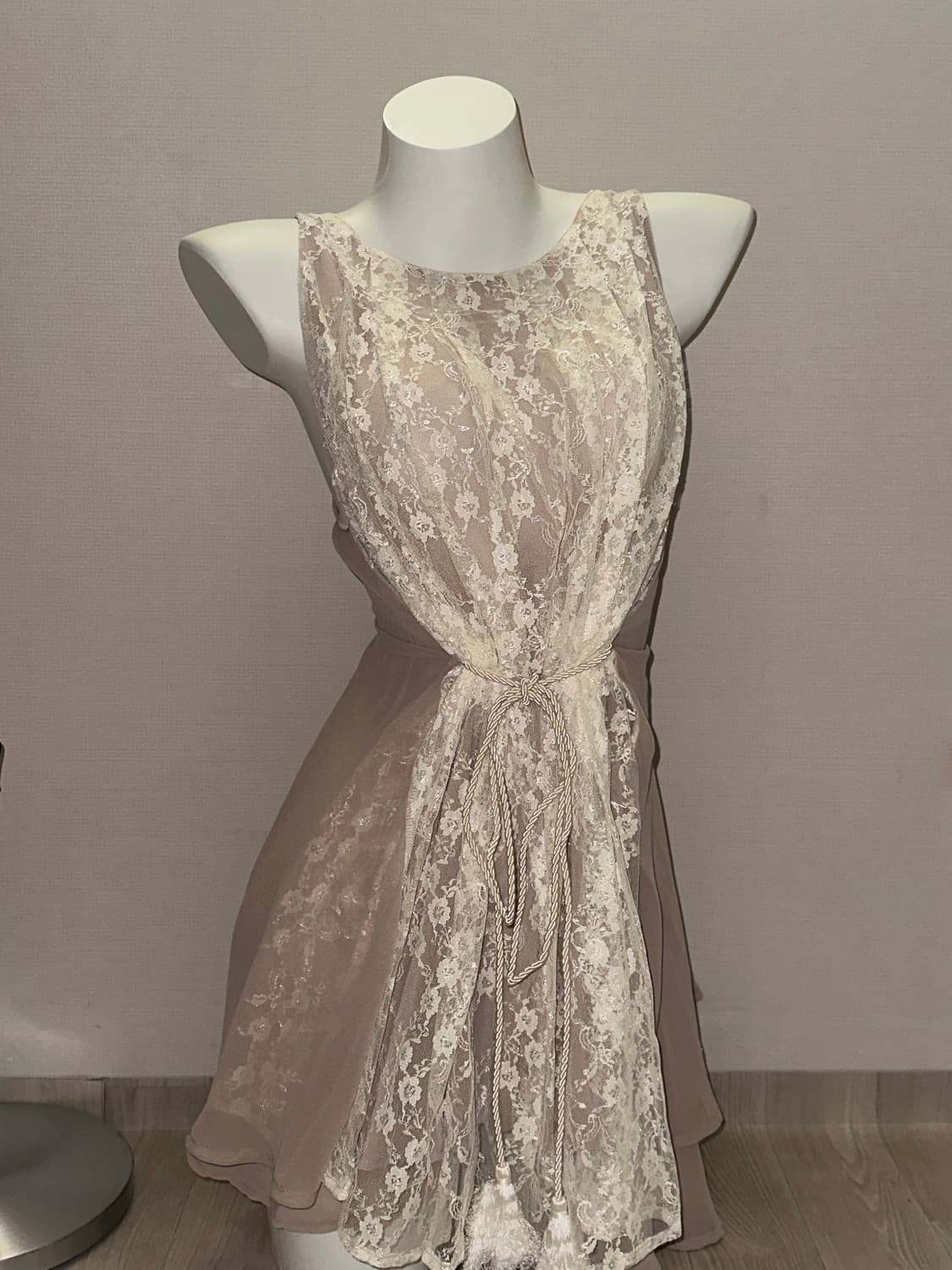 빈티지 페어리코어 레이스 투웨이 원피스 상품이미지4