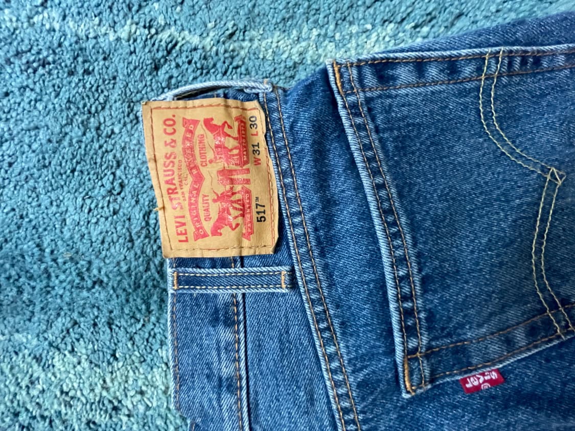 리바이스 517 31/30 중청 청바지 데님 상품이미지4