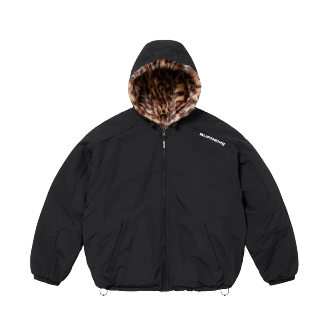 슈프림 25ss 포우 퍼 자켓 블랙 상품이미지1