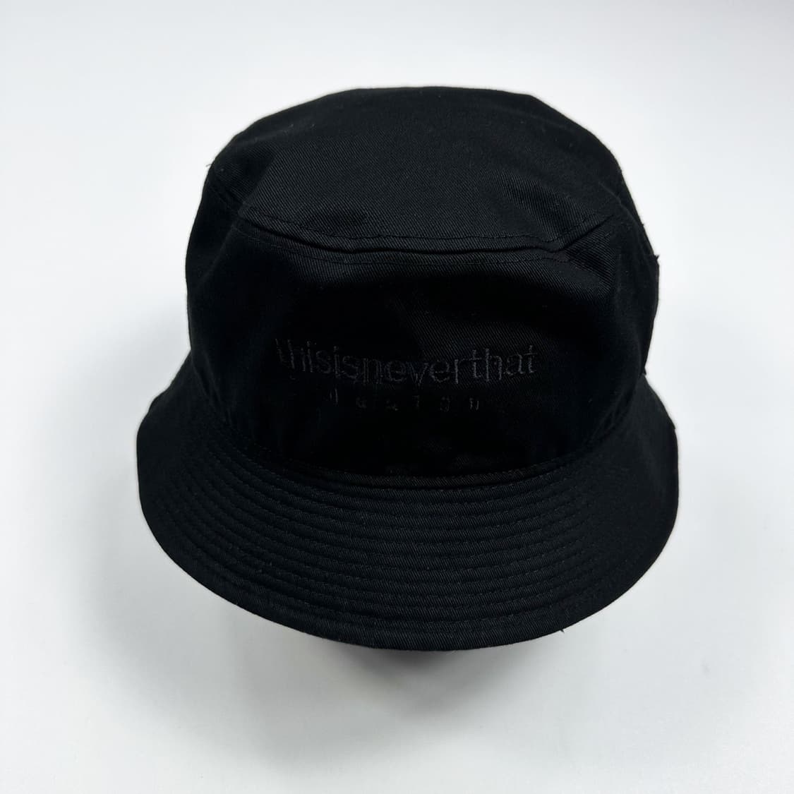 디스이즈네버댓 (디네댓) 블랙 벙거지 버킷햇 모자 상품이미지2