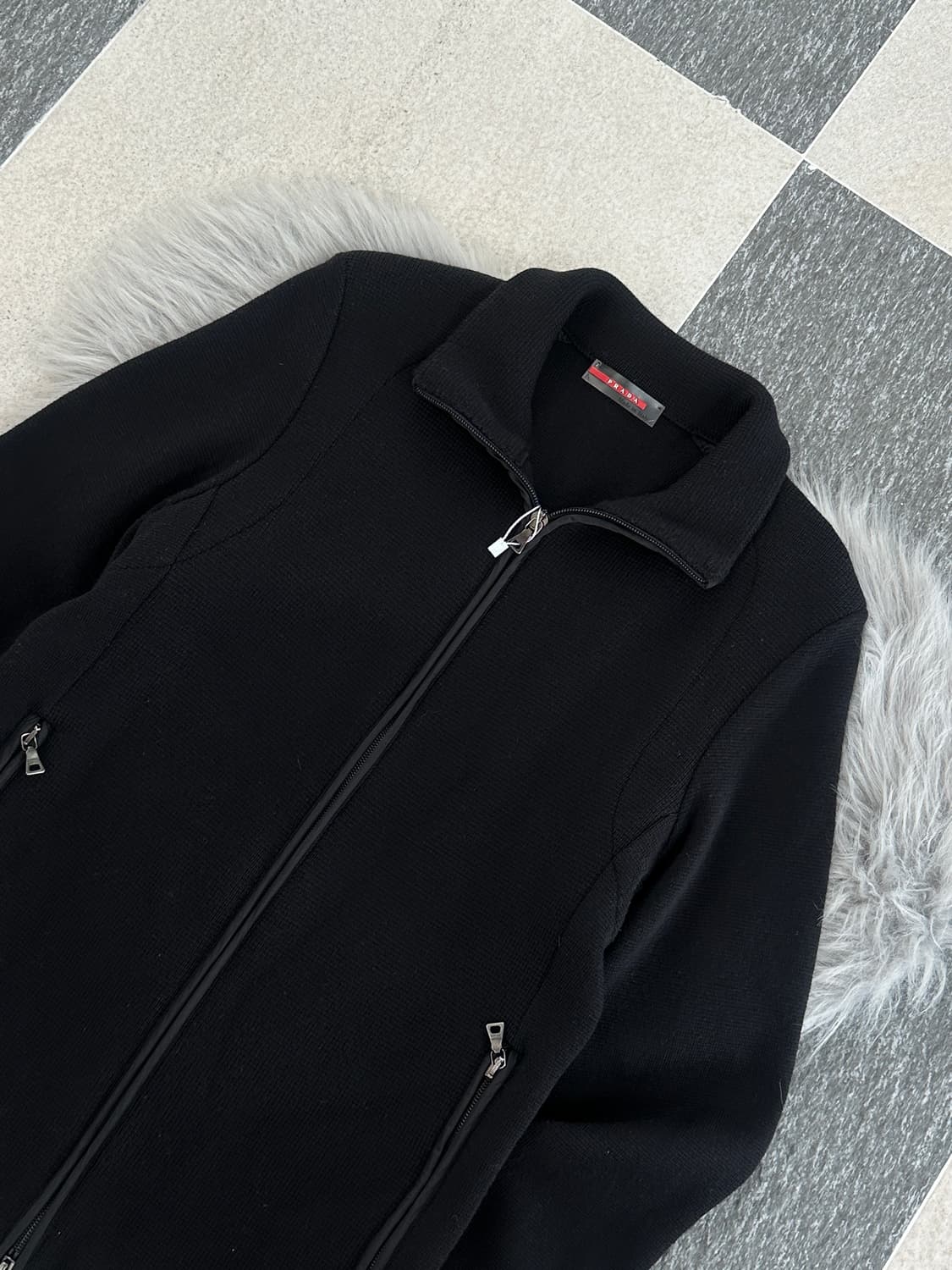 프라다 스포츠 00s 투웨이 니트 집업 상품이미지2