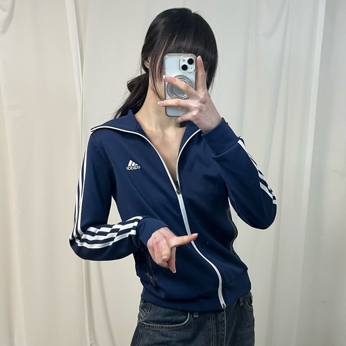 Adidas navy jersey 상품이미지2