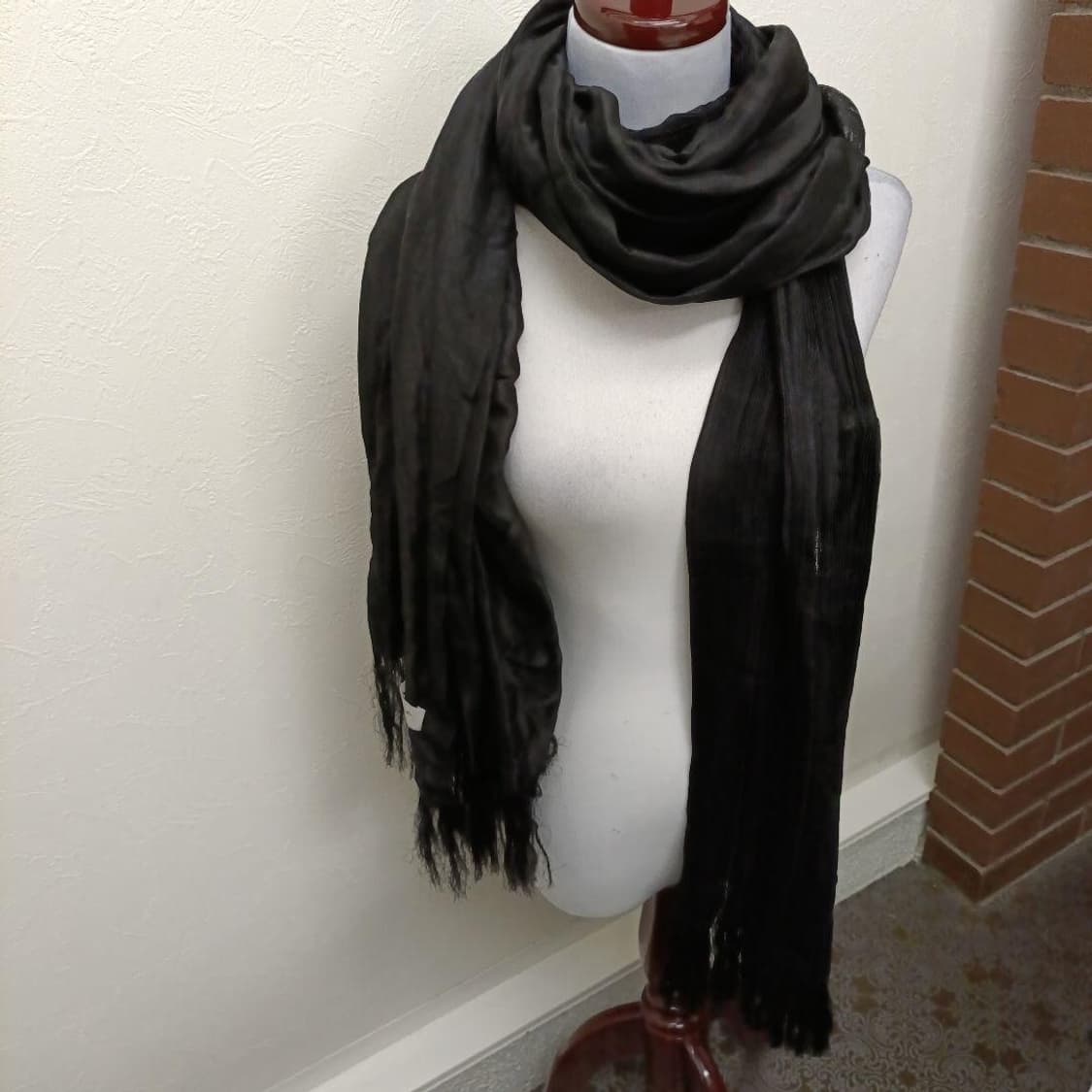 요지야마모토 실크 스카프 상품이미지1