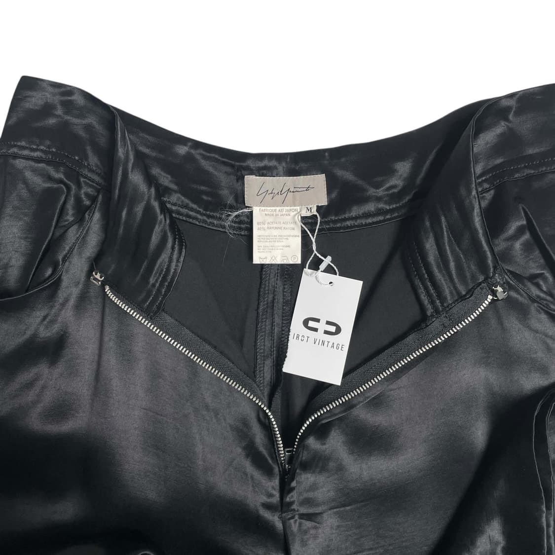 요지야마모토 레이온 블렌드 플레어 팬츠 상품이미지8