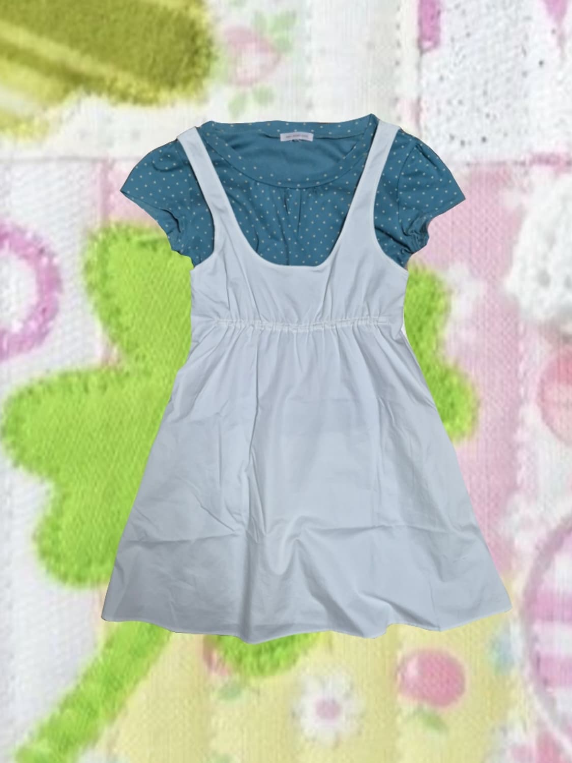 빈티지 ZARA 자라 화이트 미니 원피스 상품이미지1