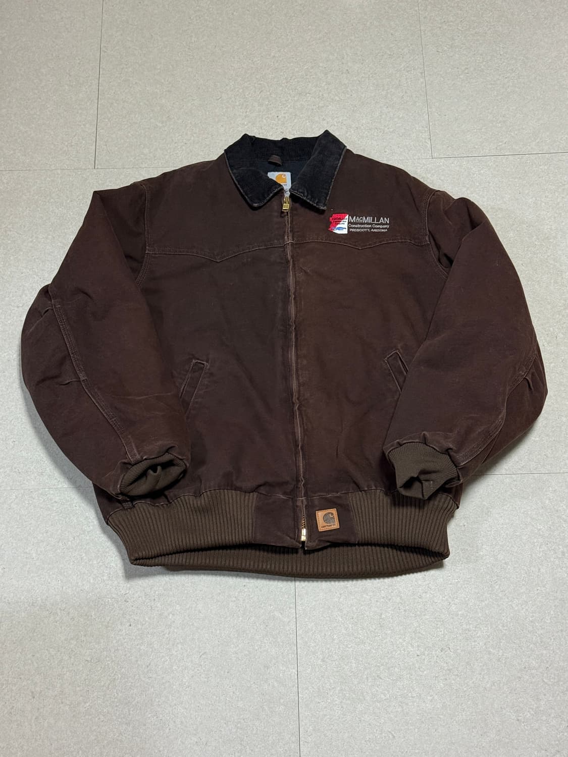 소매상태좋음)칼하트 j14 산타페 싼타페 00‘s 자켓 dkb 다크브라운 상품이미지2