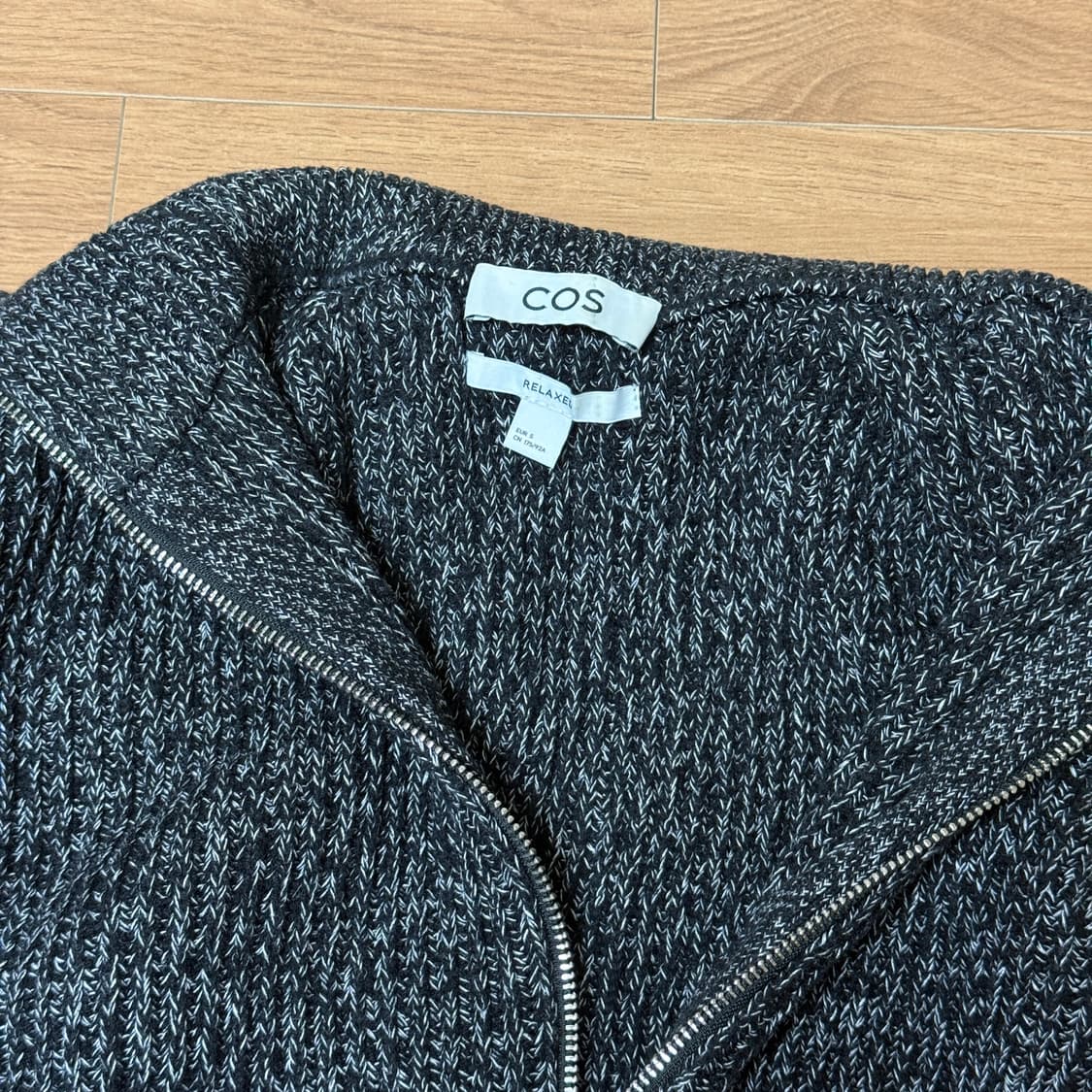 COS 릴랙스핏 니트 하프집업 S 상품이미지5