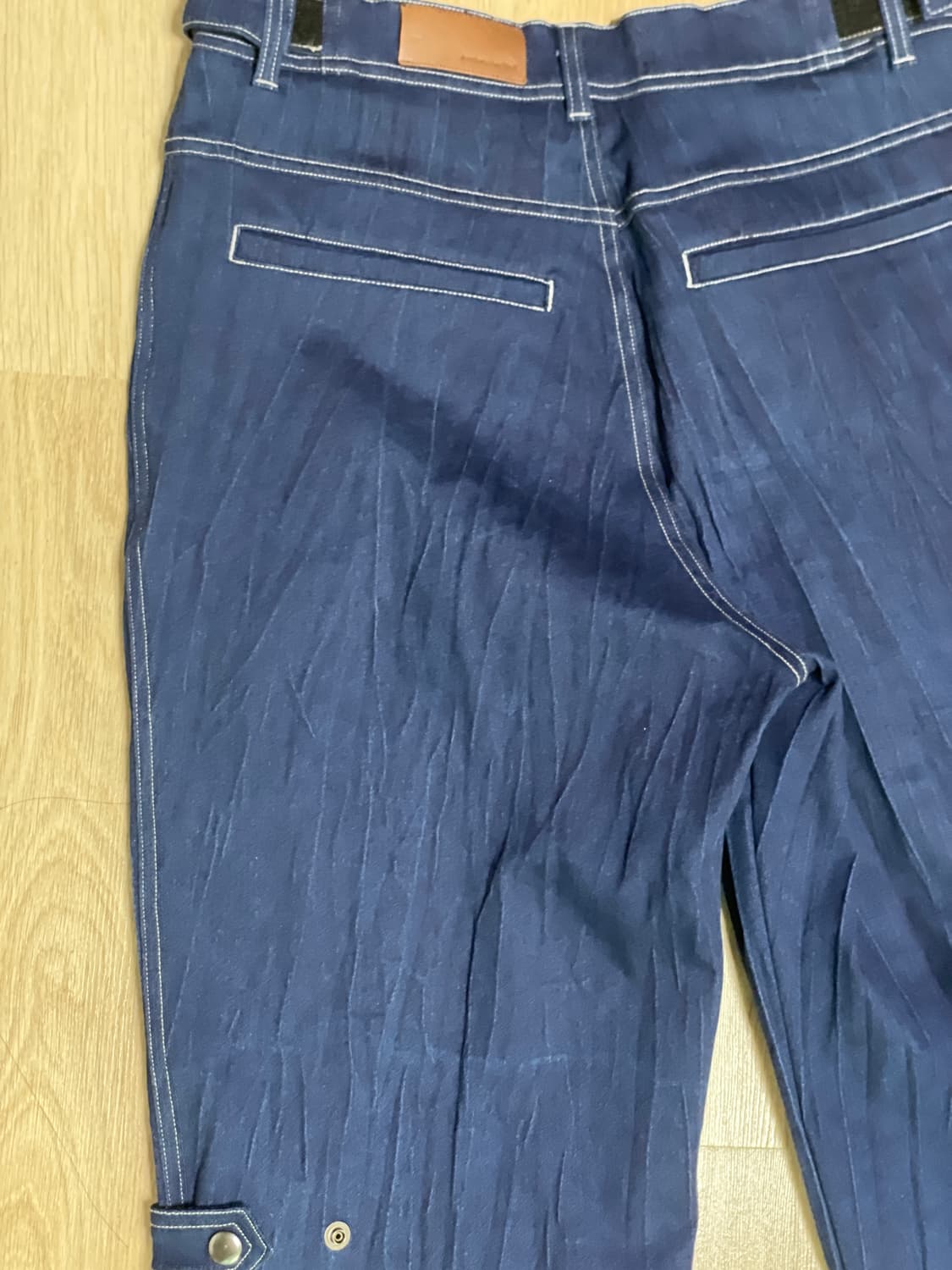 앤더슨벨 Paulen 데님 카고 팬츠 블루 44size (30) 상품이미지4