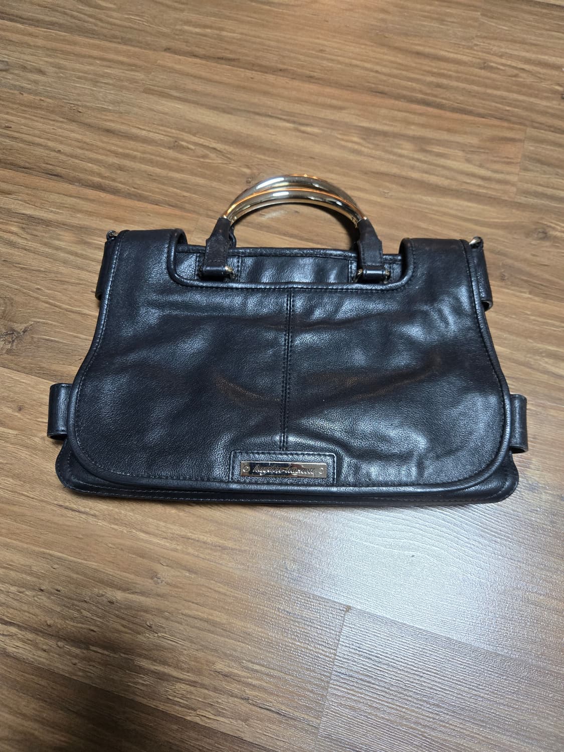 하이덴 하넷 블랙 가죽 크로스백 상품이미지1