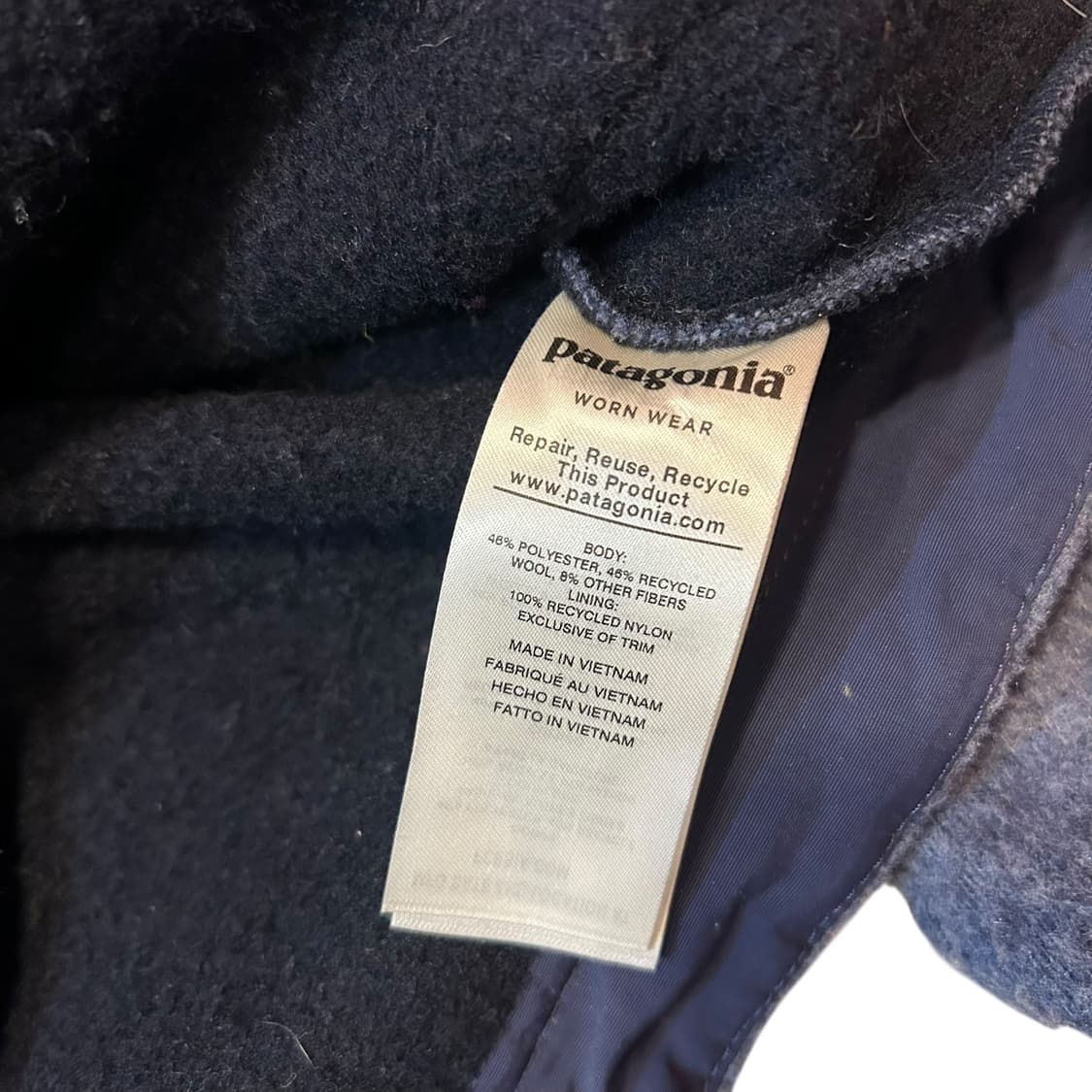 파타고니아 울리 초어 코트 상품이미지5