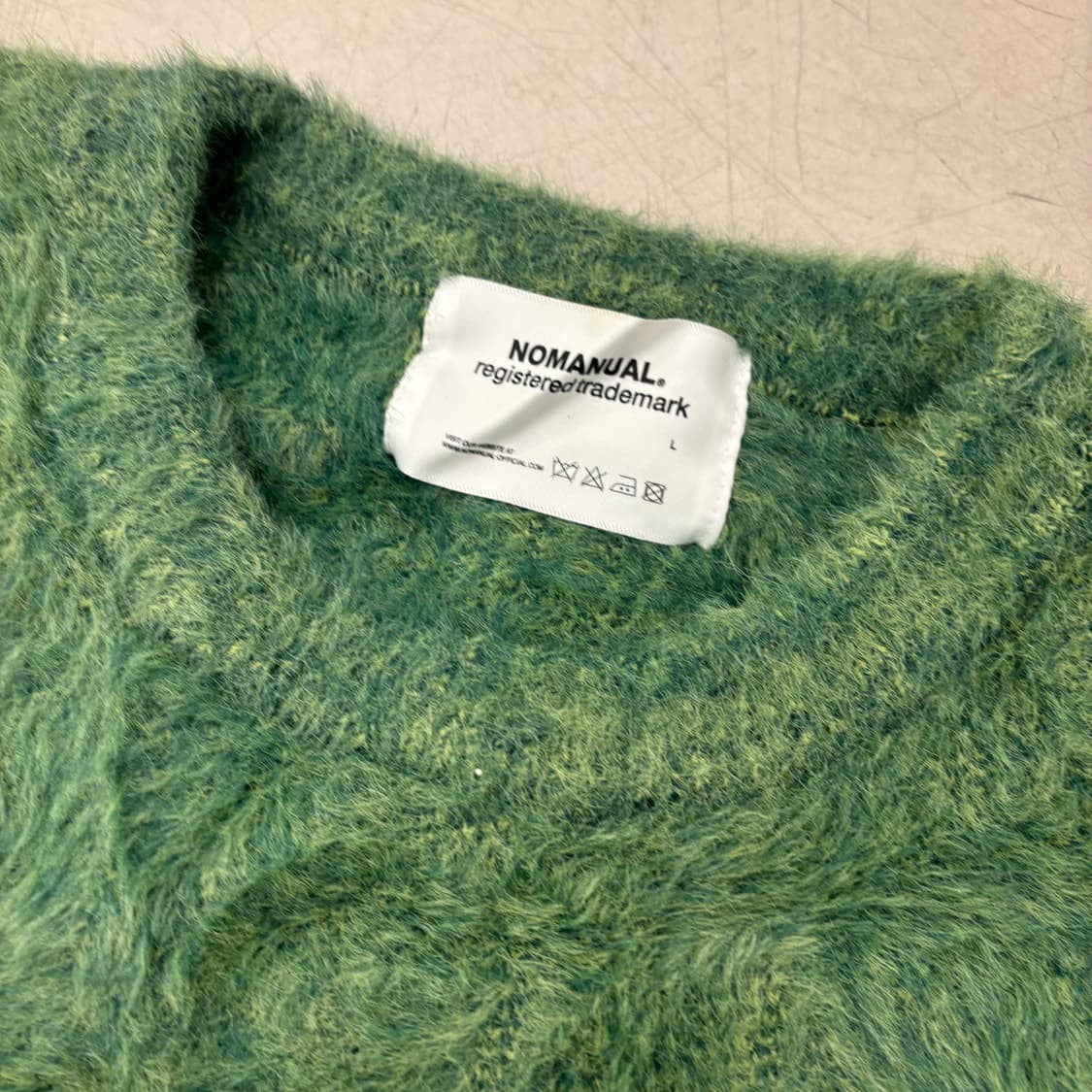 노메뉴얼 그린 니트 상품이미지3