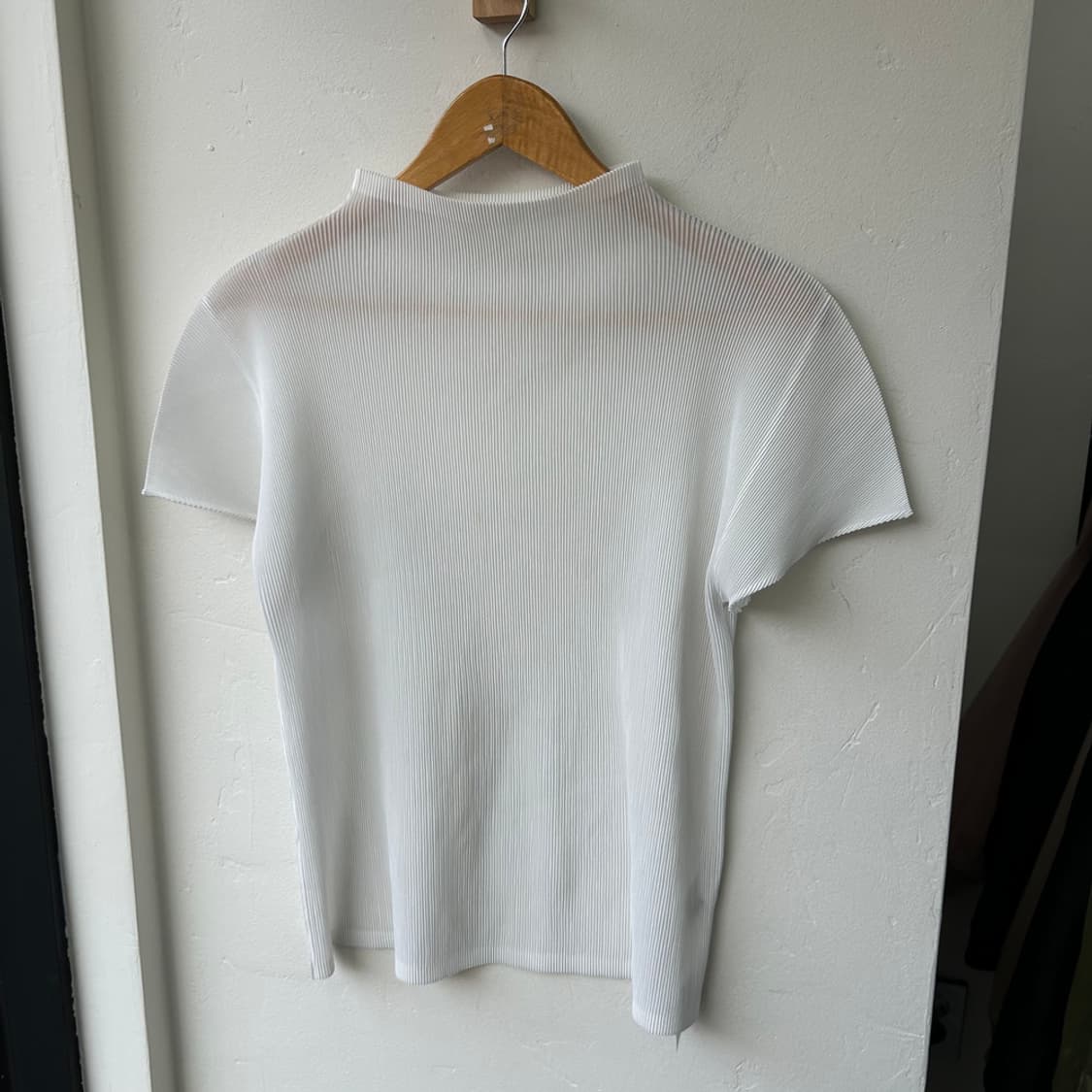 16481 - 플리츠 플리즈 미스트 반팔 탑 상품이미지2