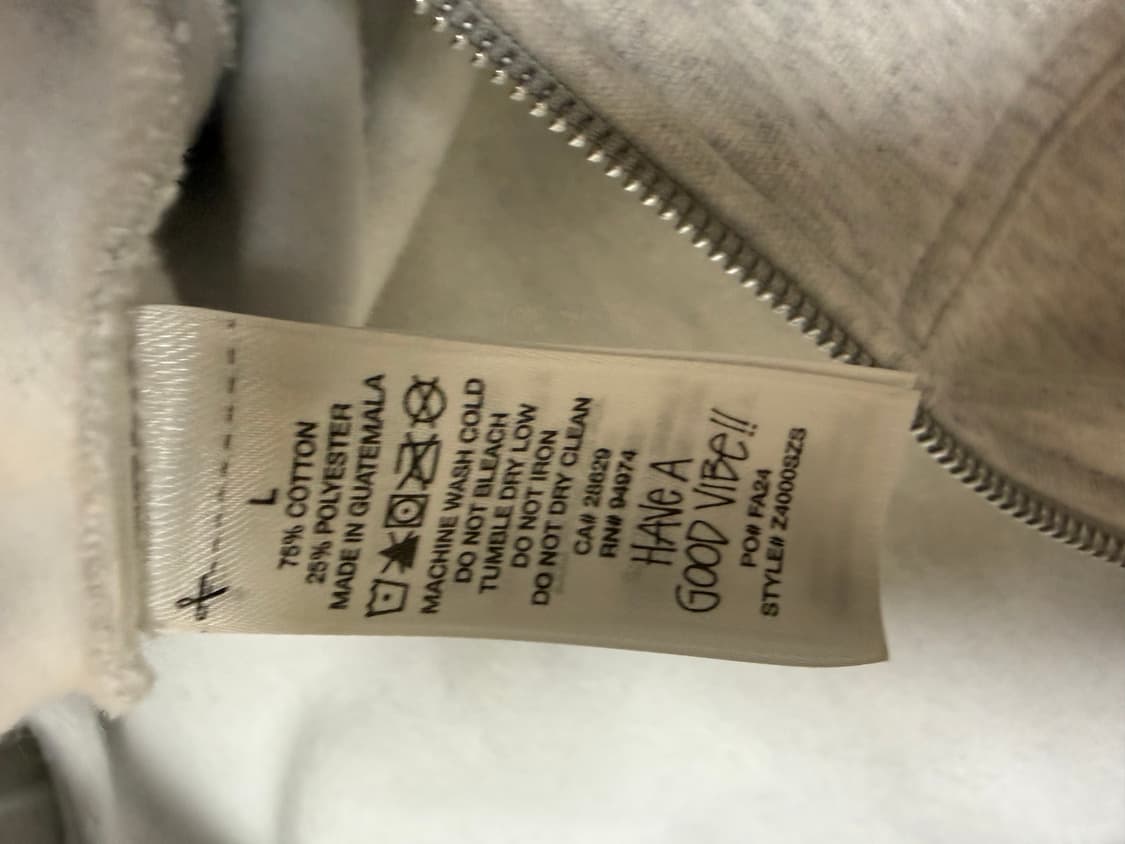 (L)스투시 스탁 밴쿠버 후드집업 애쉬헤더 상품이미지4