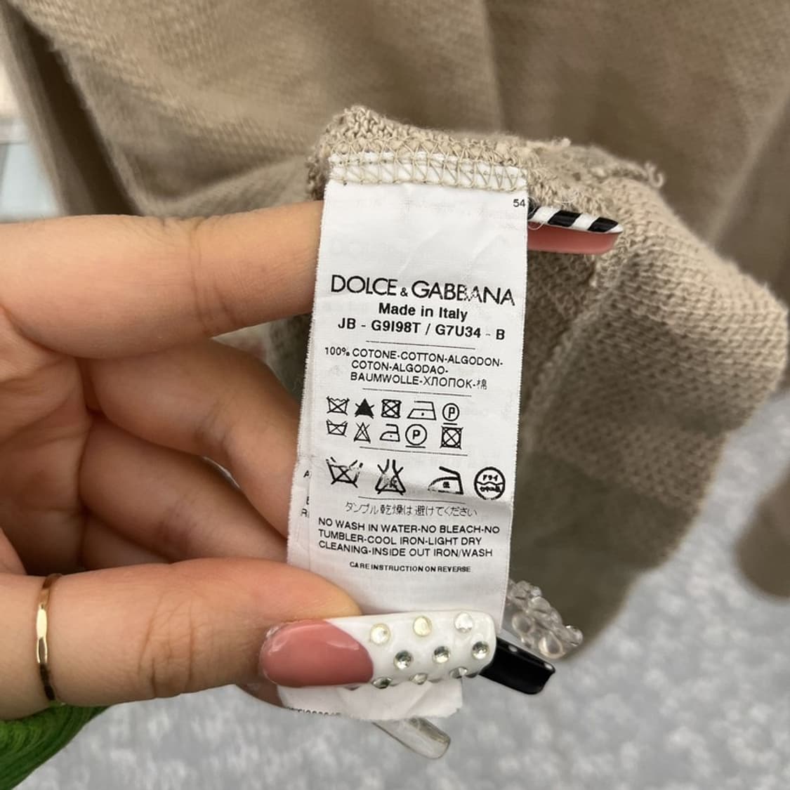 돌체앤가바나 빈티지 컨트리 캐주얼 후드티 50 C10399 상품이미지6