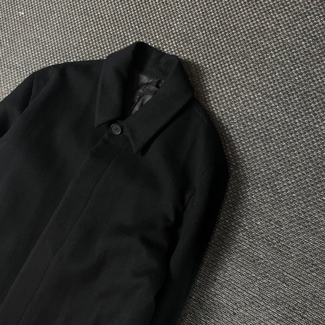 드로우핏 블랙 울 롱 맥코트 XL 상품이미지4