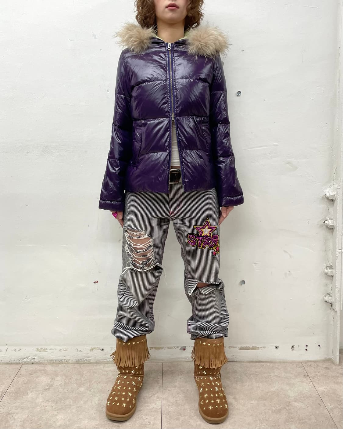 Glossy Purple Two-Way Padded  상품이미지4