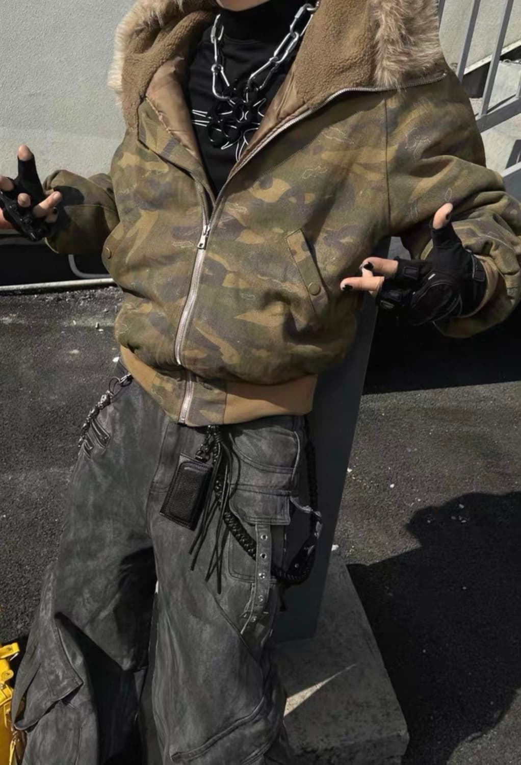 카모 봄버 자켓  상품이미지3